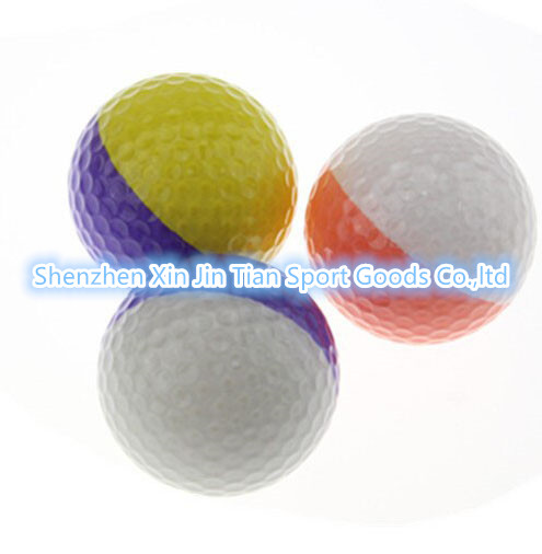 Two color golf ball